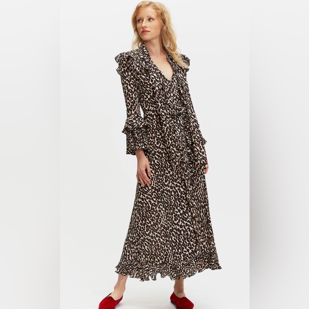 LaDoubleJ Long Fancy Dress
Leopard in Double Georgette size S